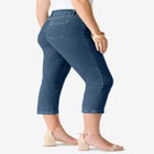 Plus Size Classic Stretch Capri Jean image number null