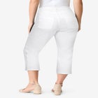Plus Size Classic Stretch Capri Jean image number null