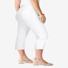 Plus Size Classic Stretch Capri Jean image number null