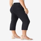 Plus Size Classic Stretch Capri Jean image number null