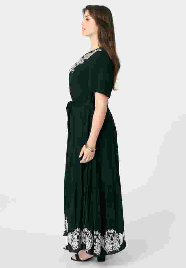 Embroidered Maxi Dress image number 2
