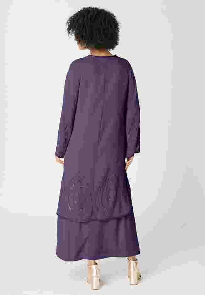 Beaded Dress and Gown Set image number 2