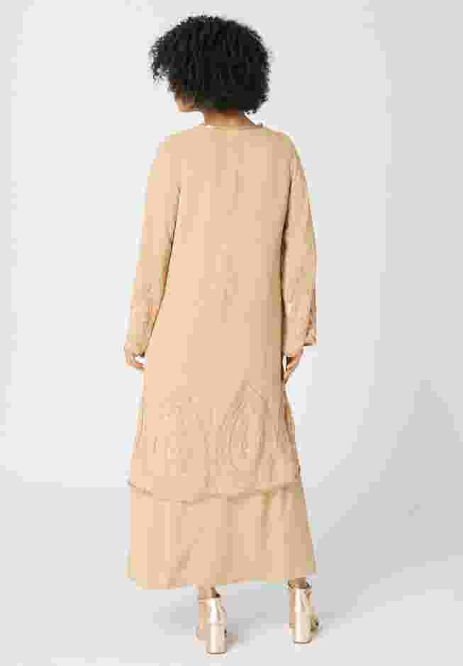 Beaded Dress and Gown Set image number 2