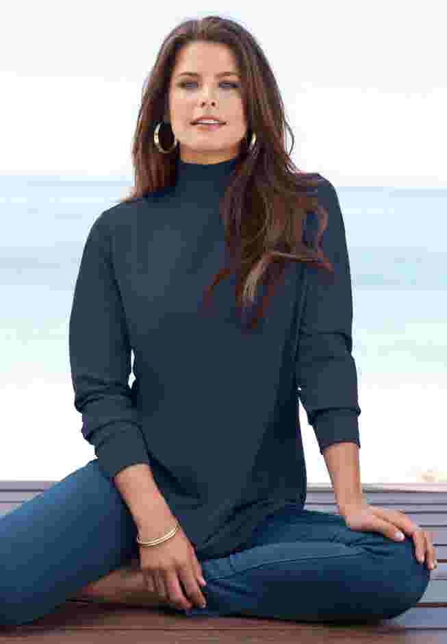 Long Sleeve Mockneck Ultimate Tee image number 4