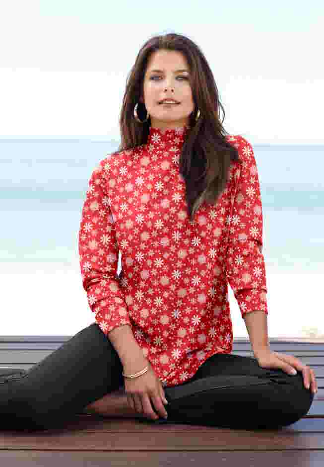 Long Sleeve Mockneck Ultimate Tee image number 0