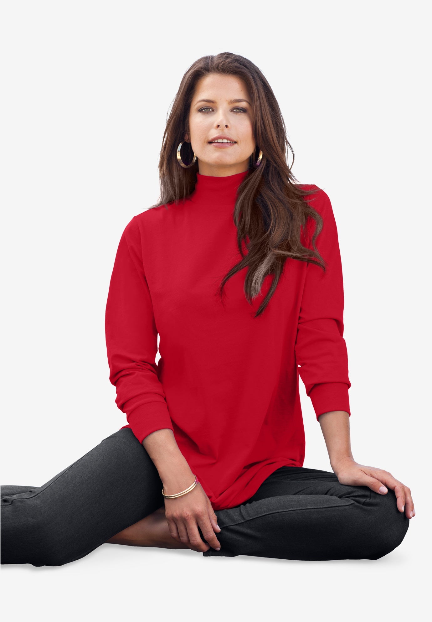 Long Sleeve Mockneck Ultimate Tee image number 0