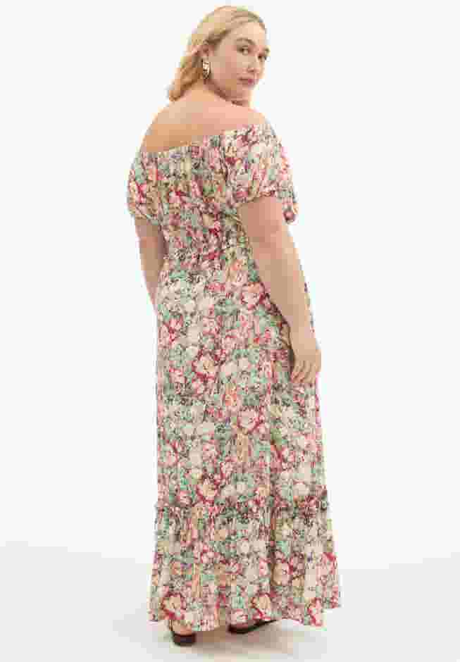 Off-the-Shoulder Maxi Dress image number 1