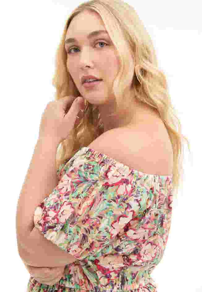 Off-the-Shoulder Maxi Dress image number 2