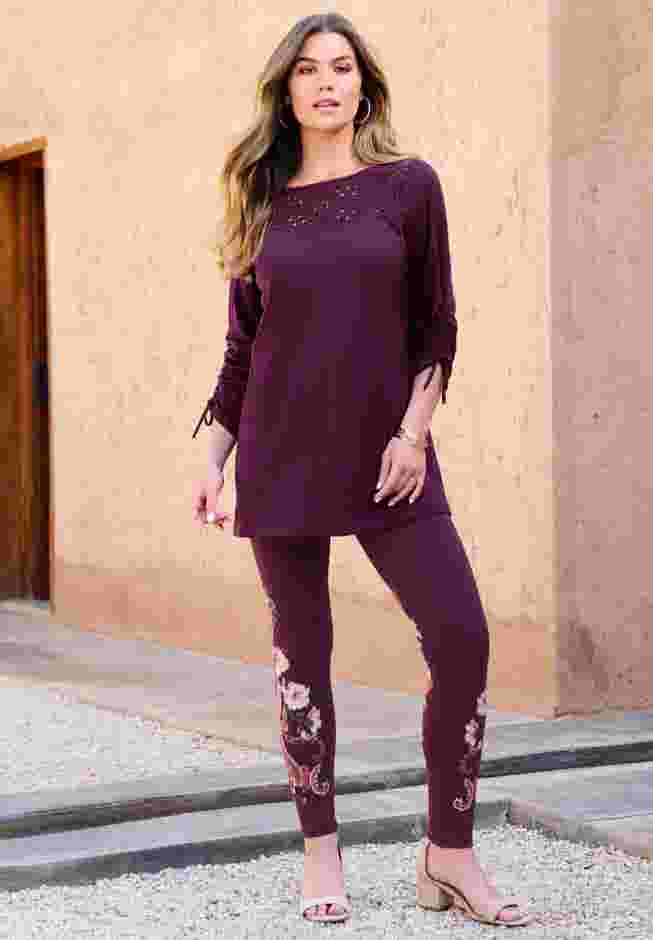 Placement Print Legging image number 1