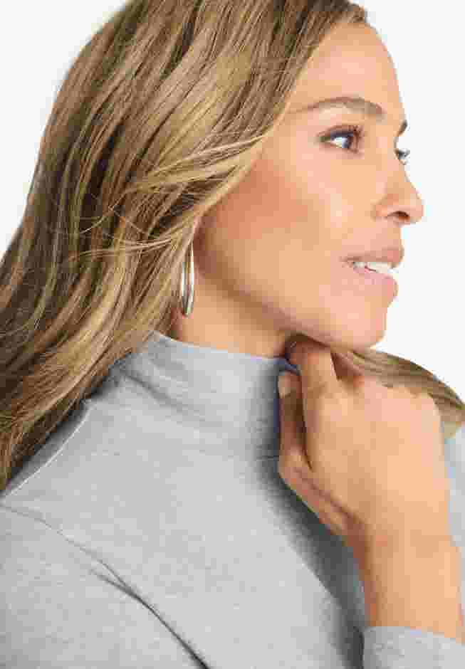 Long Sleeve Mockneck Tee image number 3