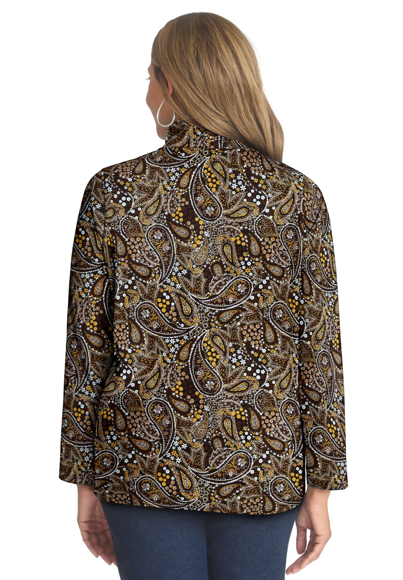 Long Sleeve Mockneck Tee image number 2