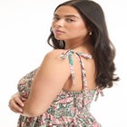 Tiered Smocked Midi Dress image number null