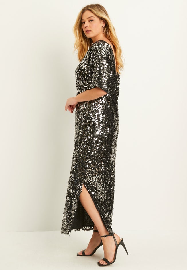 Sequin Midi Dress image number 2