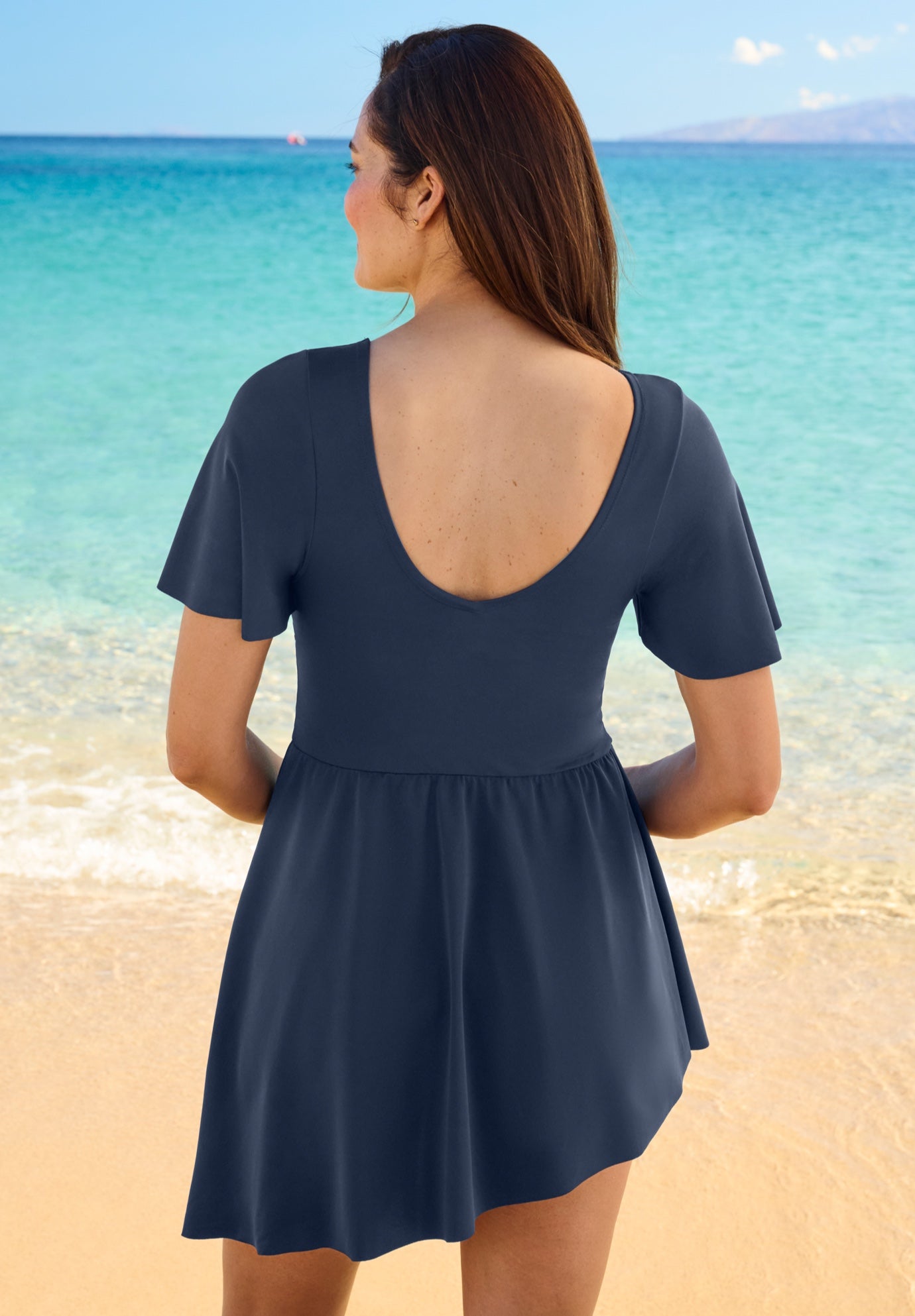Asymmetric Flowy One-Piece image number 1