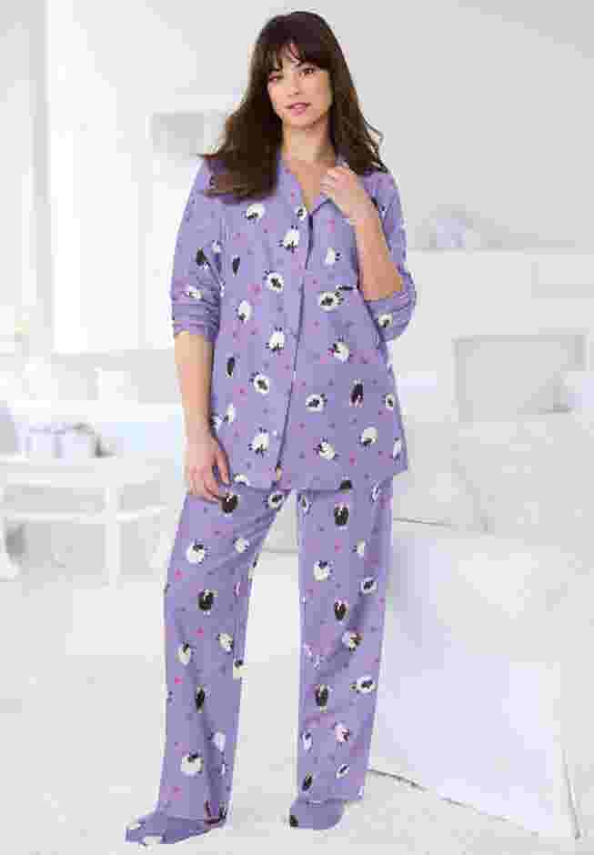 Classic Flannel Pajama Set image number 4