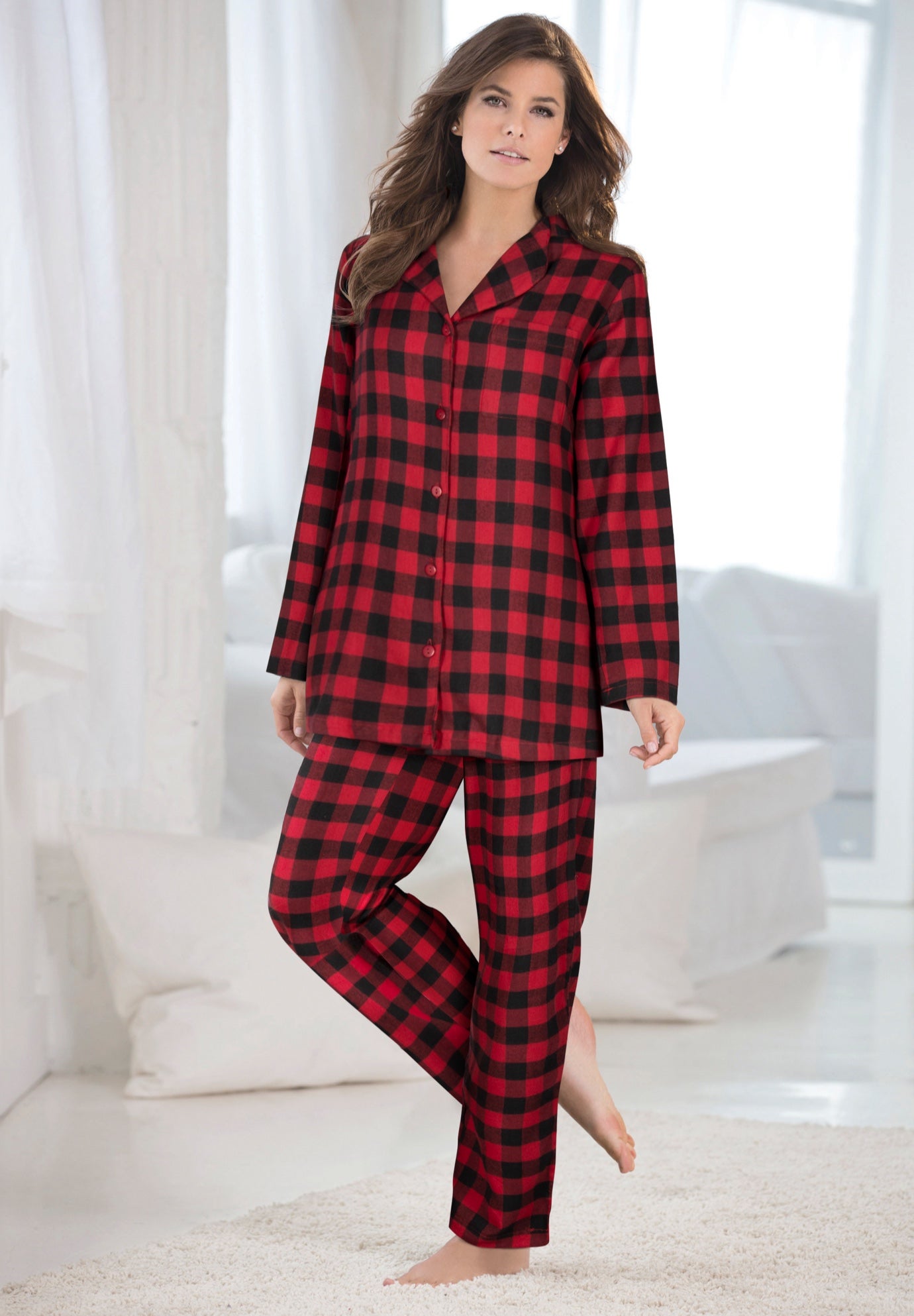 Classic Flannel Pajama Set image number 0