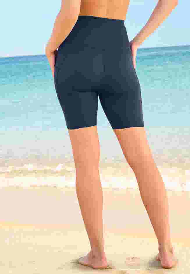 High-Waist No-Slip Swim Bike Short image number 1