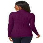 Ribbed Cotton Turtleneck Sweater image number null