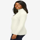 Ribbed Cotton Turtleneck Sweater image number null