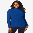 Ribbed Cotton Turtleneck Sweater image number null