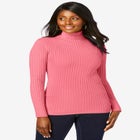 Ribbed Cotton Turtleneck Sweater image number null
