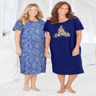 2-Pack Long Sleepshirts image number null
