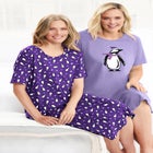 2-Pack Long Sleepshirts image number null
