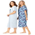 2-Pack Long Sleepshirts image number null