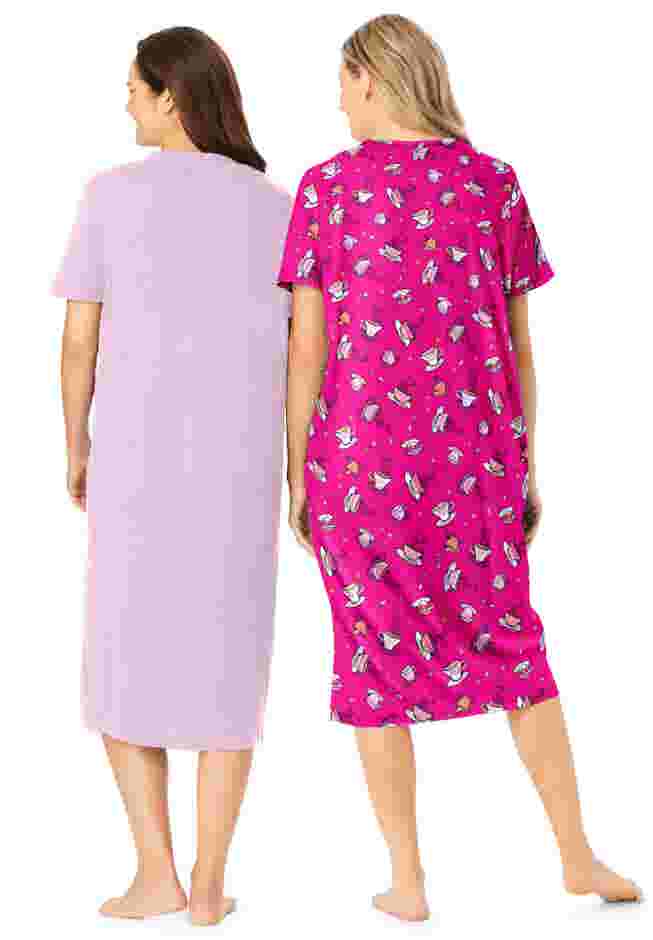 2-Pack Long Sleepshirts image number 1