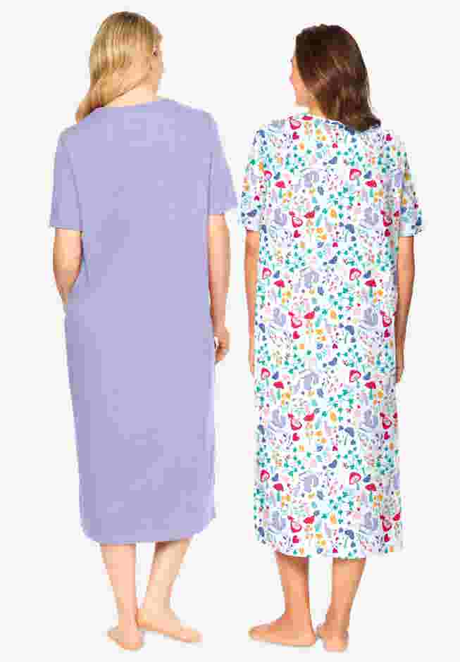 2-Pack Long Sleepshirts image number 1