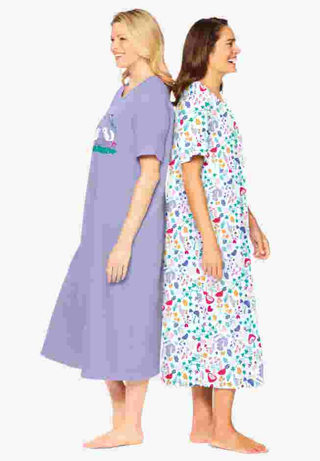 2-Pack Long Sleepshirts image number 2