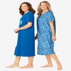 2-Pack Long Sleepshirts image number null