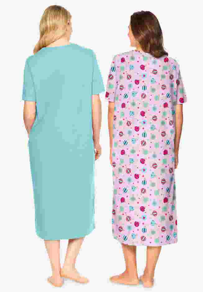 2-Pack Long Sleepshirts image number 1