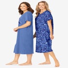 2-Pack Long Sleepshirts image number null