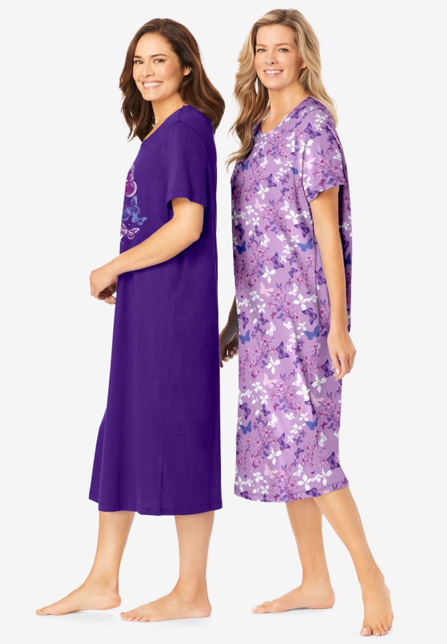 2-Pack Long Sleepshirts image number 2