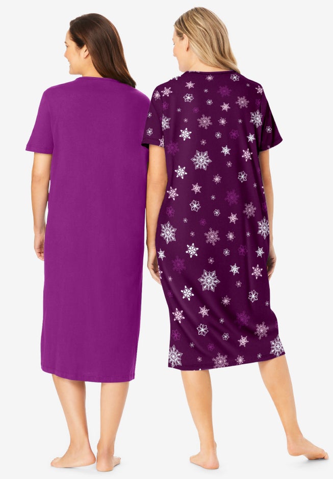 2-Pack Long Sleepshirts image number 1