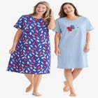 2-Pack Long Sleepshirts image number null