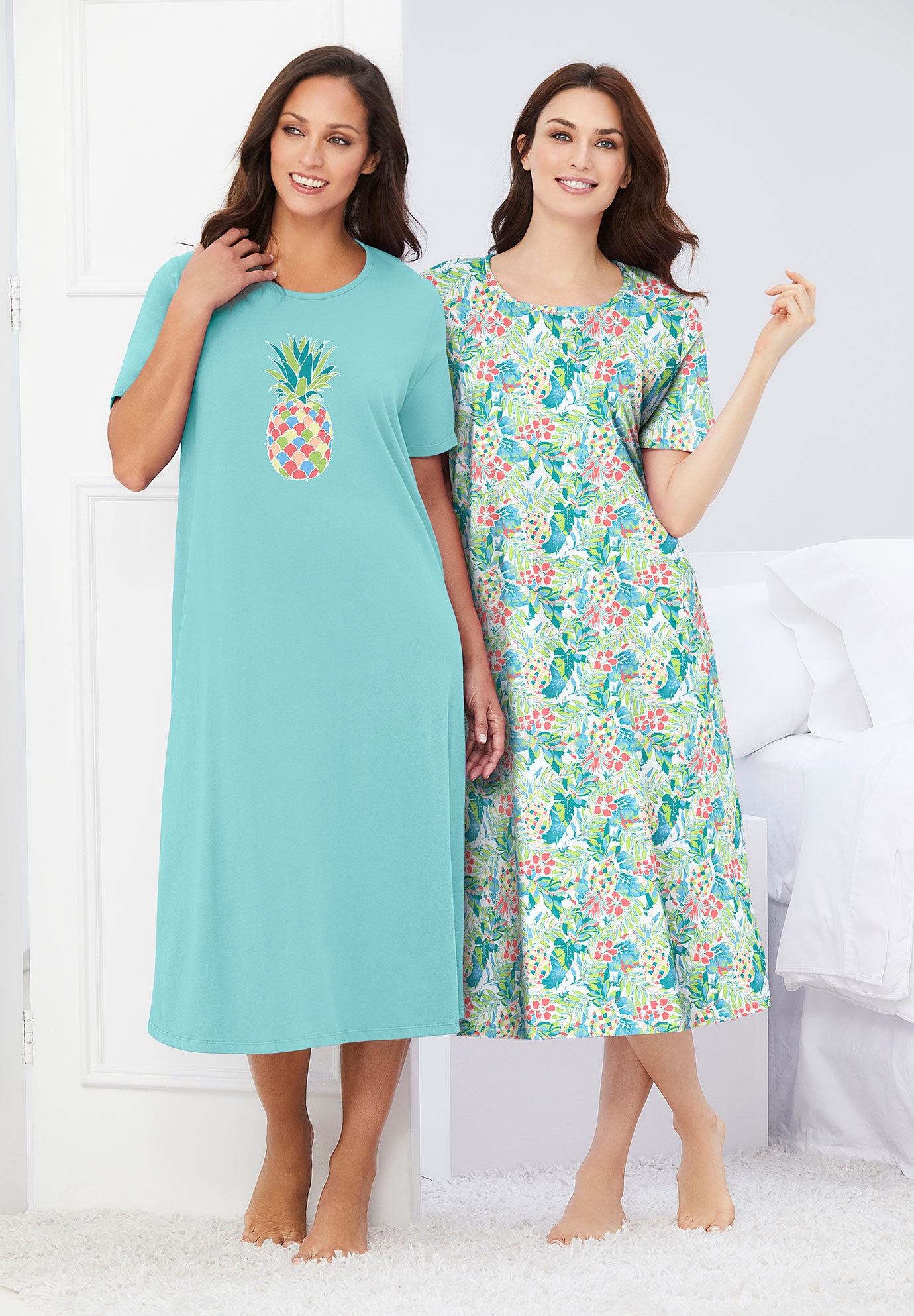 2-Pack Long Sleepshirts image number 0