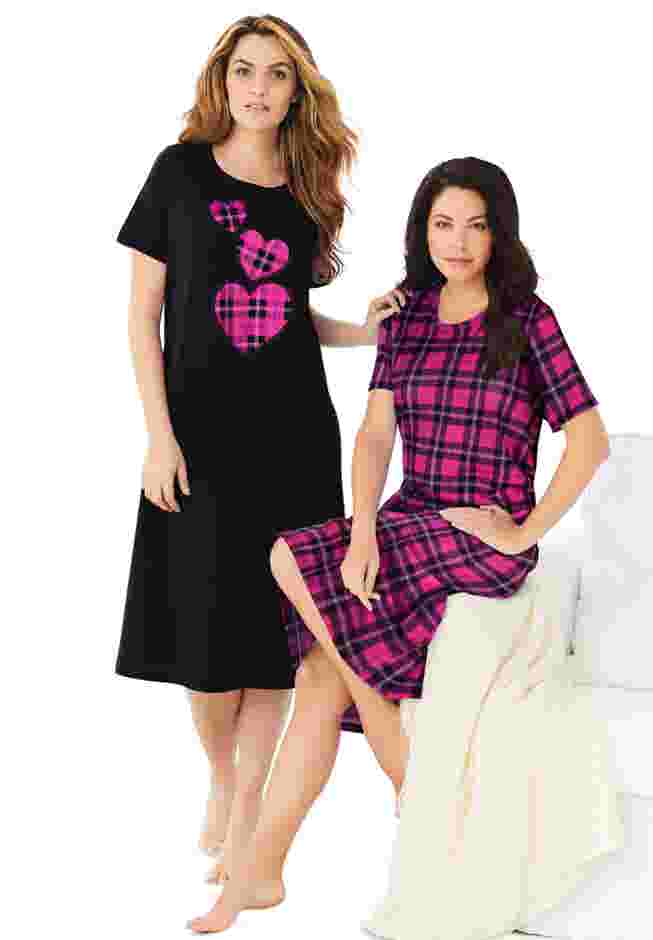 2-Pack Long Sleepshirts image number 0
