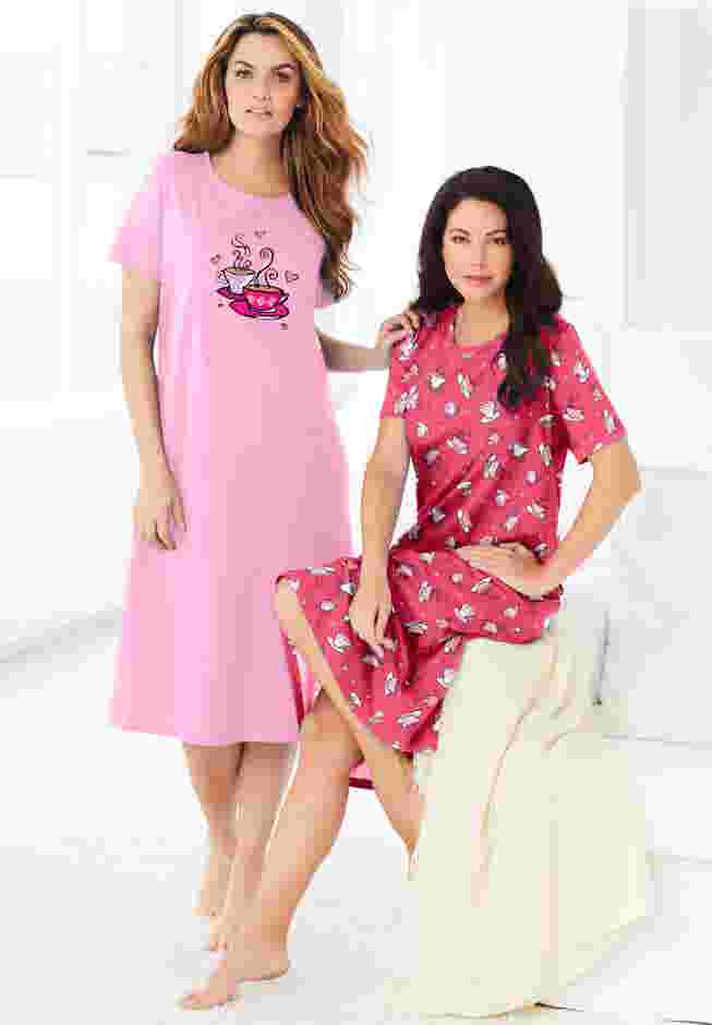 2-Pack Long Sleepshirts image number 0