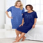 2-Pack Long Sleepshirts image number null