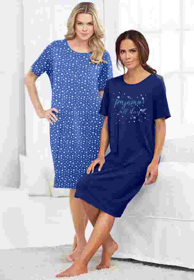 2-Pack Long Sleepshirts image number 0