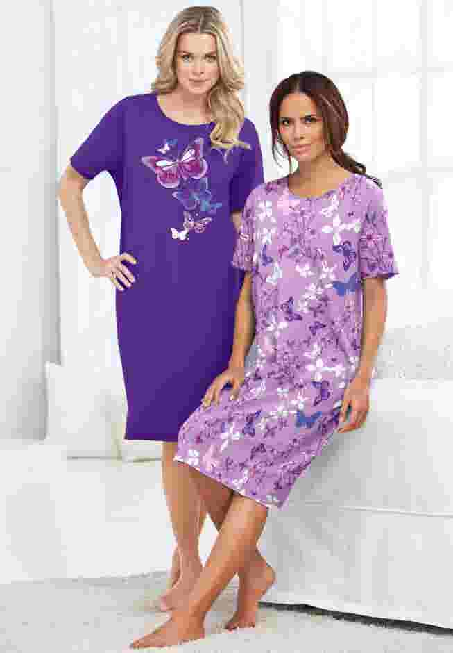 2-Pack Long Sleepshirts image number 0