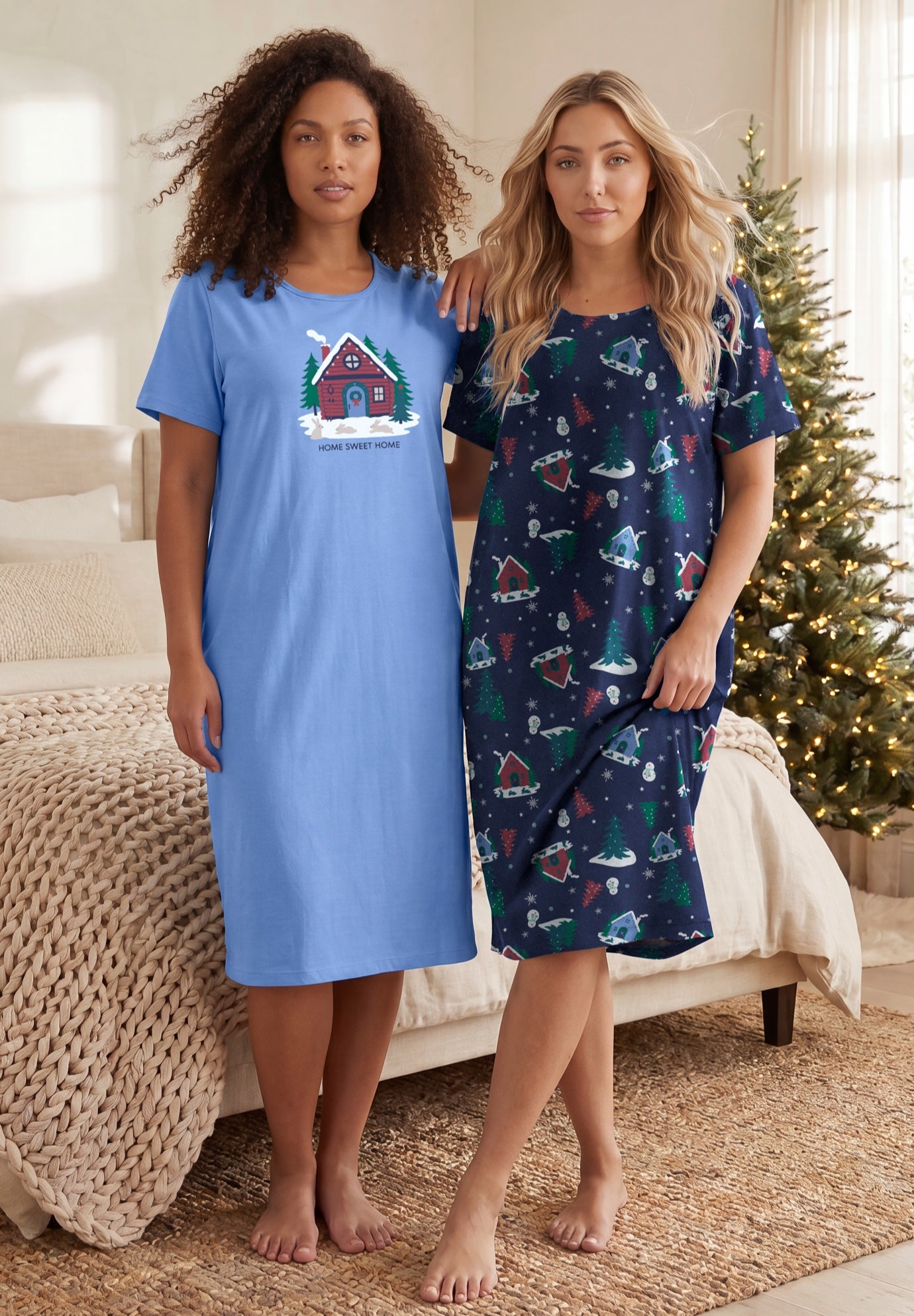 2-Pack Long Sleepshirts image number 4