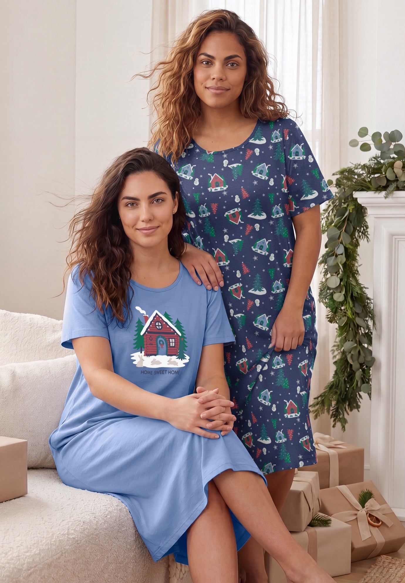 2-Pack Long Sleepshirts image number 0