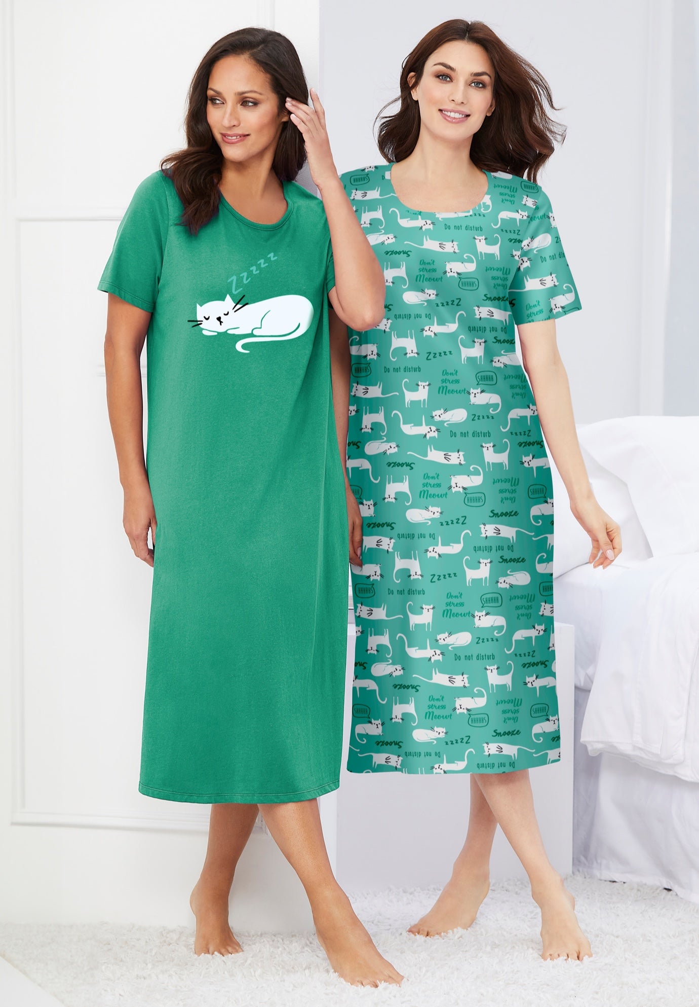 2-Pack Long Sleepshirts image number 0