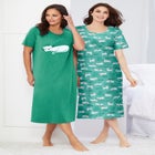 2-Pack Long Sleepshirts image number null