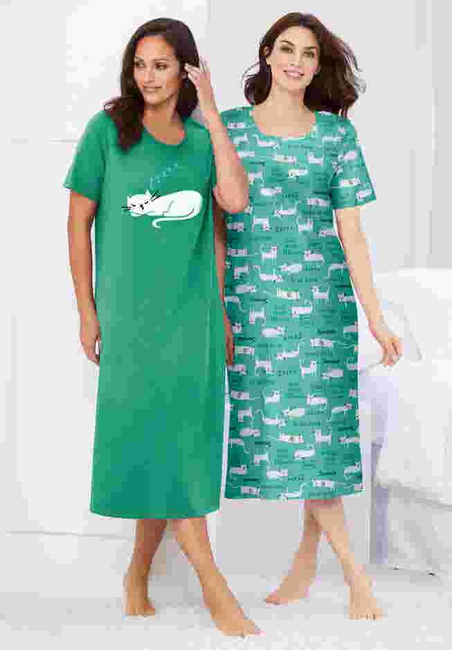 2-Pack Long Sleepshirts image number 0