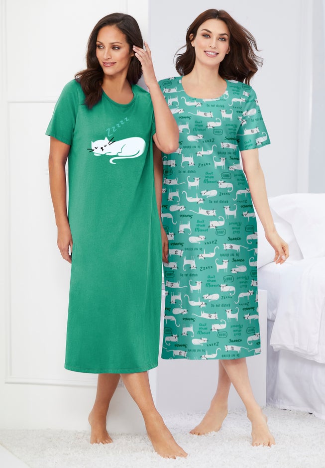 2-Pack Long Sleepshirts image number 0