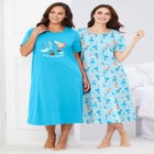 2-Pack Long Sleepshirts image number null